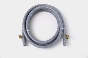 廠家供應國際認證灰色PVC阻燃包塑煤氣軟管燃氣灶管